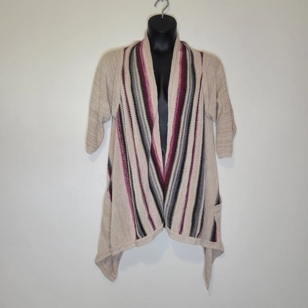 Torrid neutral colored knit open front cardigan